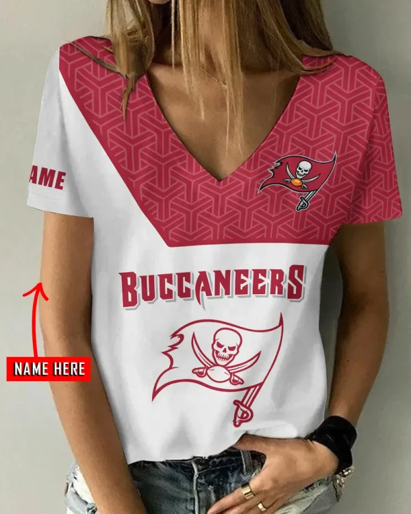 Tampa Bay Buccaneers Casual V-Neck Female Fashion New Trending 2025 AGCWTS1219