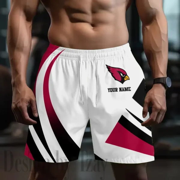 Arizona Cardinals Men's Shorts Sport Lightweight Casual Workout style 2025 BGSHORT670