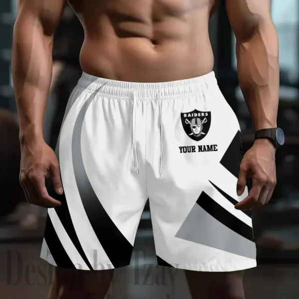 Las Vegas Raiders Men's Shorts Sport Lightweight Casual Workout style 2025 BGSHORT686