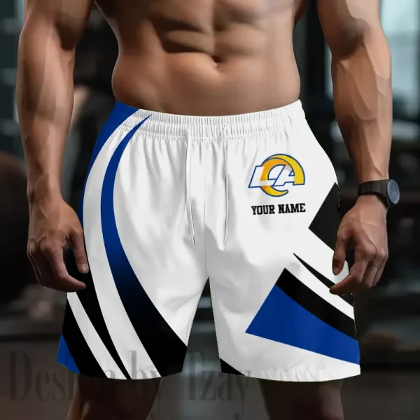 Los Angeles Rams Men's Shorts Sport Lightweight Casual Workout style 2025 BGSHORT688