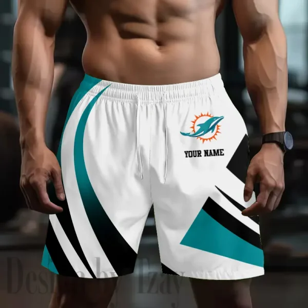 Miami Dolphins Men's Shorts Sport Lightweight Casual Workout style 2025 BGSHORT689
