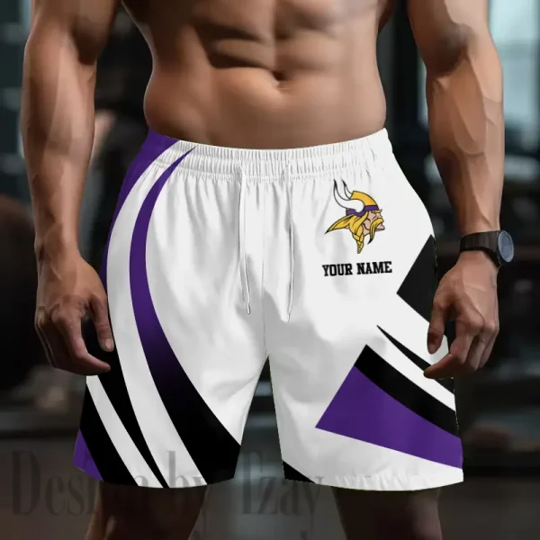 Minnesota Vikings Men's Shorts Sport Lightweight Casual Workout style 2025 BGSHORT690
