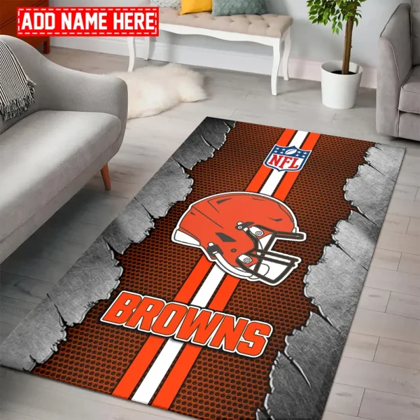 Cleveland Browns Living Room Carpet Rug BGRERUG453