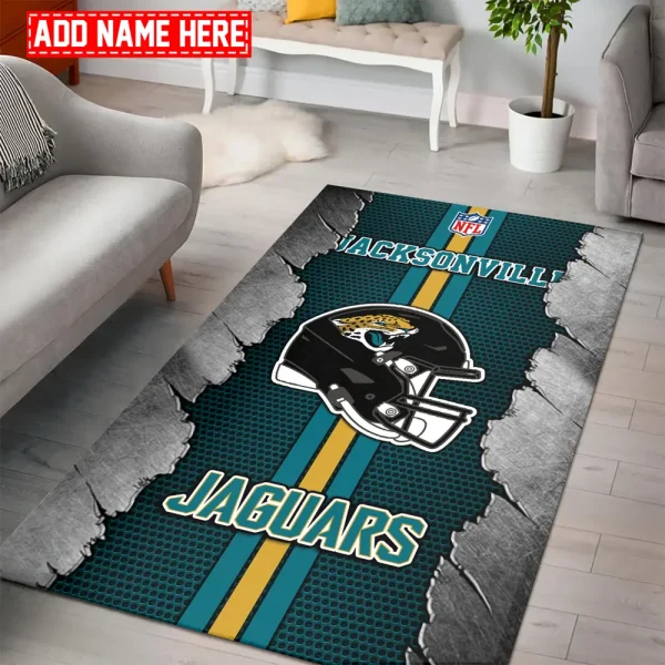 Jacksonville Jaguars Living Room Carpet Rug BGRERUG460
