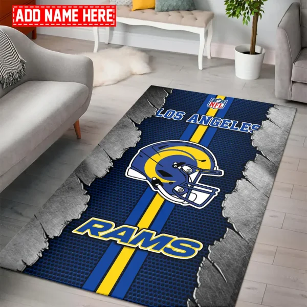 Los Angeles Rams Living Room Carpet Rug BGRERUG464