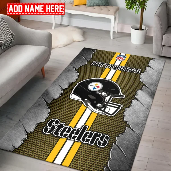 Pittsburgh Steelers Living Room Carpet Rug BGRERUG472