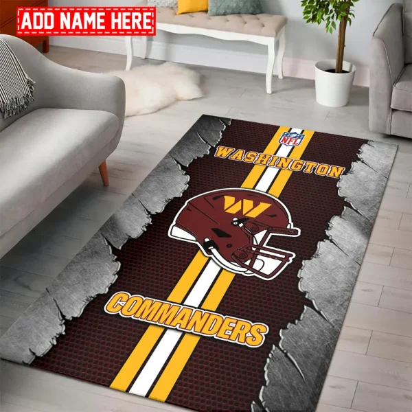 Washington Commanders Living Room Carpet Rug BGRERUG477
