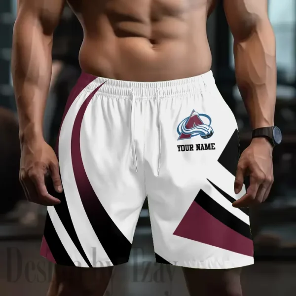 Colorado Avalanche Men's Shorts Sport Lightweight Casual Workout style 2025 BGSHORT707