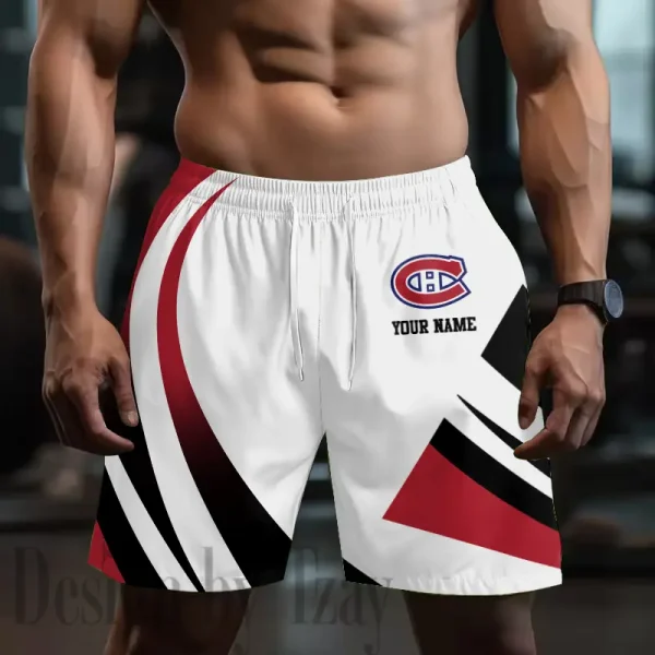 Montréal Canadiens Men's Shorts Sport Lightweight Casual Workout style 2025 BGSHORT713