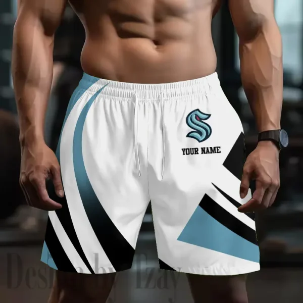 Seattle Kraken Men's Shorts Sport Lightweight Casual Workout style 2025 BGSHORT723