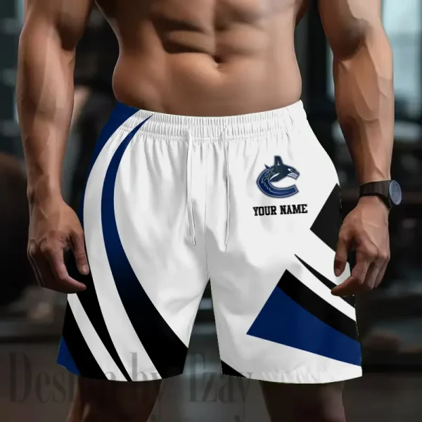 Vancouver Canucks Men's Shorts Sport Lightweight Casual Workout style 2025 BGSHORT728