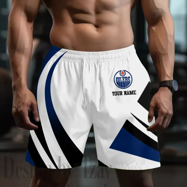 Edmonton Oilers Men's Shorts Sport Lightweight Casual Workout style 2025 BGSHORT732