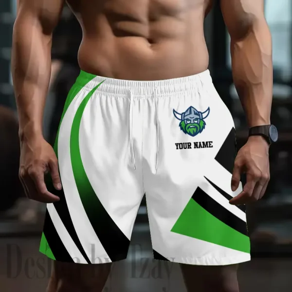 Canberra Raiders NRL Men's Shorts Sport Lightweight Casual Workout style 2025 BGSHORT735