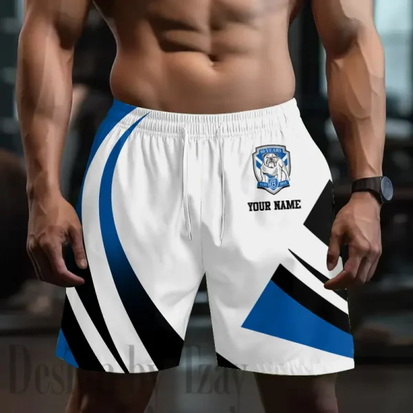 Canterbury-Bankstown Bulldogs NRL Men's Shorts Sport Lightweight Casual Workout style 2025 BGSHORT736