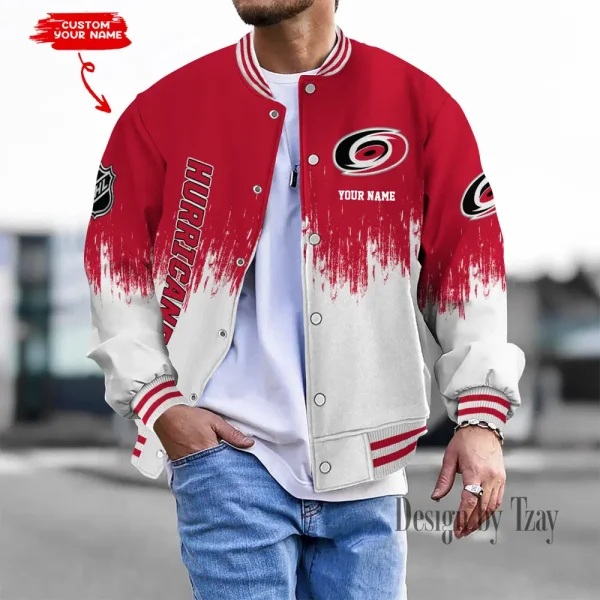 Carolina Hurricanes  NHL Unisex Exclusive Styles Varsity Jacket SPTBBJACKET625