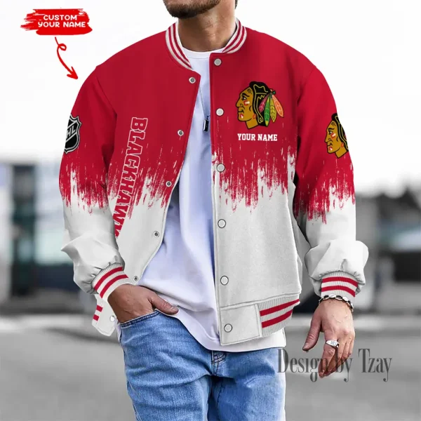 Chicago Blackhawks NHL Unisex Exclusive Styles Varsity Jacket SPTBBJACKET626