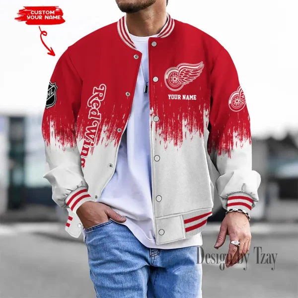 Detroit Red Wings  NHL Unisex Exclusive Styles Varsity Jacket SPTBBJACKET630