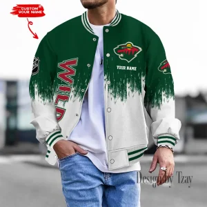 Minnesota Wild NHL Unisex Exclusive Styles Varsity Jacket SPTBBJACKET634