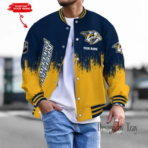 Nashville Predators NHL Unisex Exclusive Styles Varsity Jacket SPTBBJACKET636