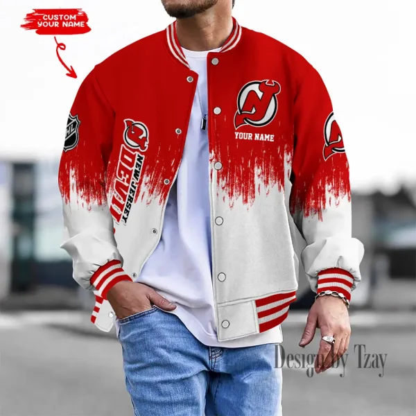 New Jersey Devils NHL Unisex Exclusive Styles Varsity Jacket SPTBBJACKET637