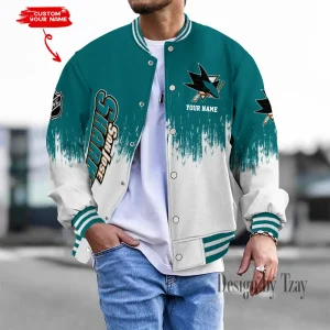San Jose Sharks NHL Unisex Exclusive Styles Varsity Jacket SPTBBJACKET643