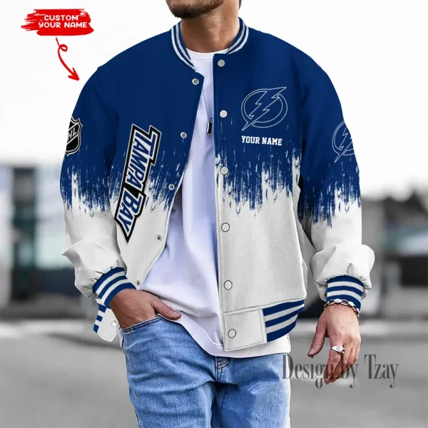 Tampa Bay Lightning NHL Unisex Exclusive Styles Varsity Jacket SPTBBJACKET646