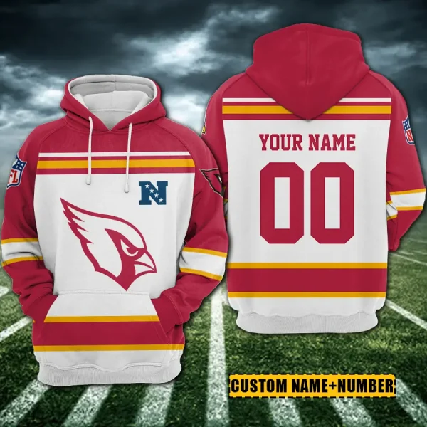 Arizona Cardinals 3D Printed Pullover Hoodie AZHD842
