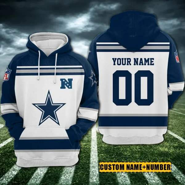 Dallas Cowboys 3D Printed Pullover Hoodie AZHD850