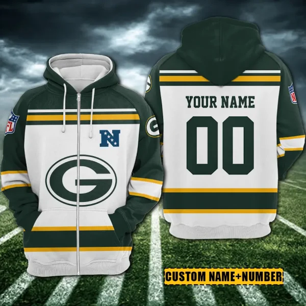Green Bay Packers 3D Printed Pullover Hoodie AZHD853 - Image 2