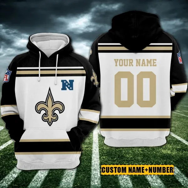New Orleans Saints 3D Printed Pullover Hoodie AZHD864