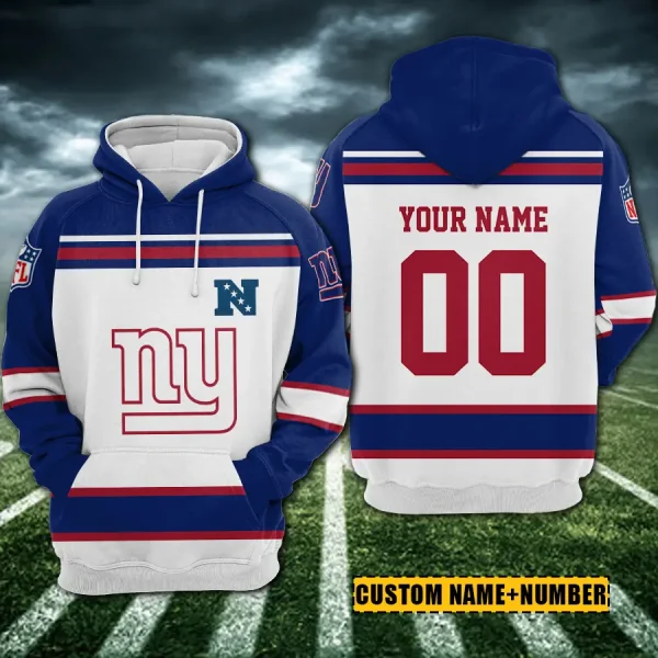 New York Giants 3D Printed Pullover Hoodie AZHD865