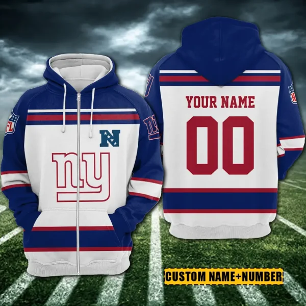 New York Giants 3D Printed Pullover Hoodie AZHD865 - Image 2