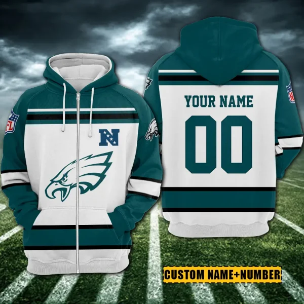 Philadelphia Eagles 3D Printed Pullover Hoodie AZHD867 - Image 2