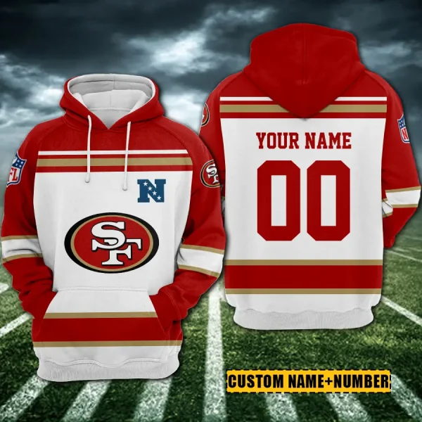 San Francisco 49ers 3D Printed Pullover Hoodie AZHD869