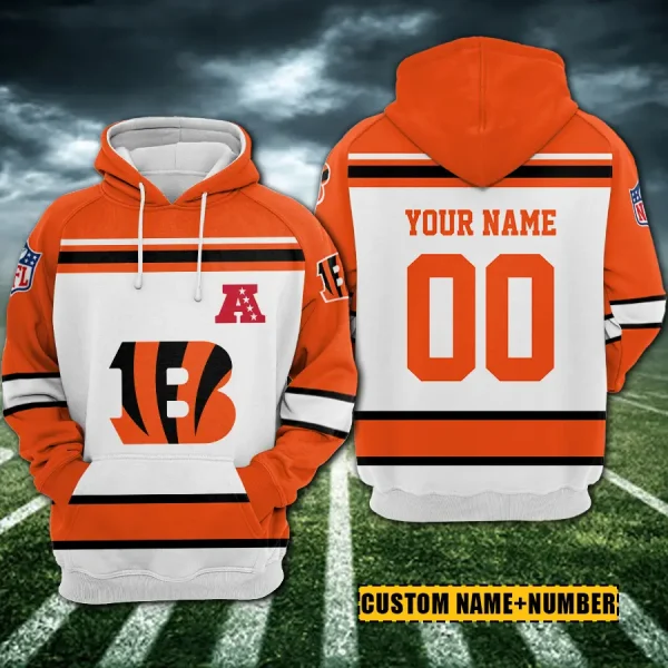 Cincinnati Bengals 3D Printed Pullover Hoodie AZHD848