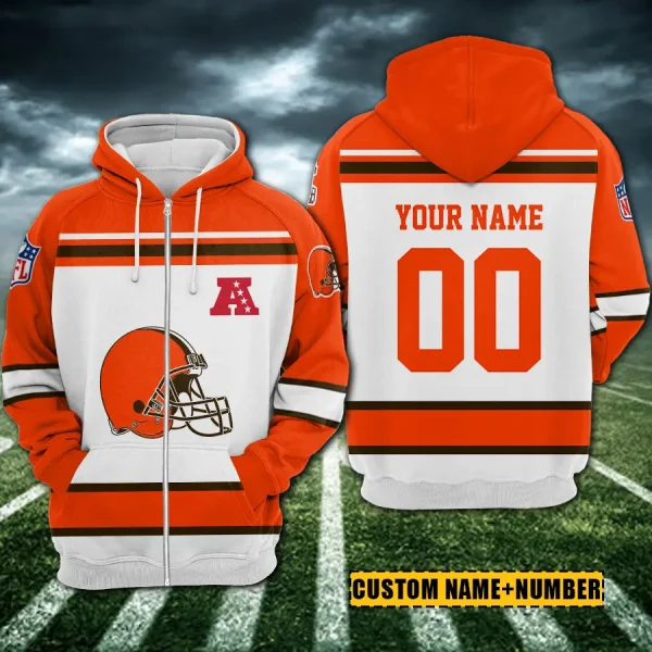 Cleveland Browns 3D Printed Pullover Hoodie AZHD849 - Image 2
