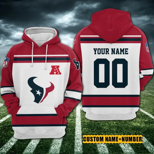 Houston Texans 3D Printed Pullover Hoodie AZHD854