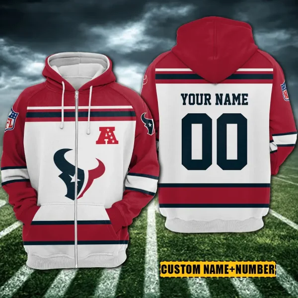 Houston Texans 3D Printed Pullover Hoodie AZHD854 - Image 2
