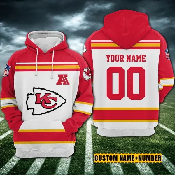 Kansas City Chiefs 3D Printed Pullover Hoodie AZHD857