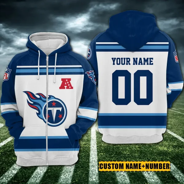 Tennessee Titans 3D Printed Pullover Hoodie AZHD872 - Image 2