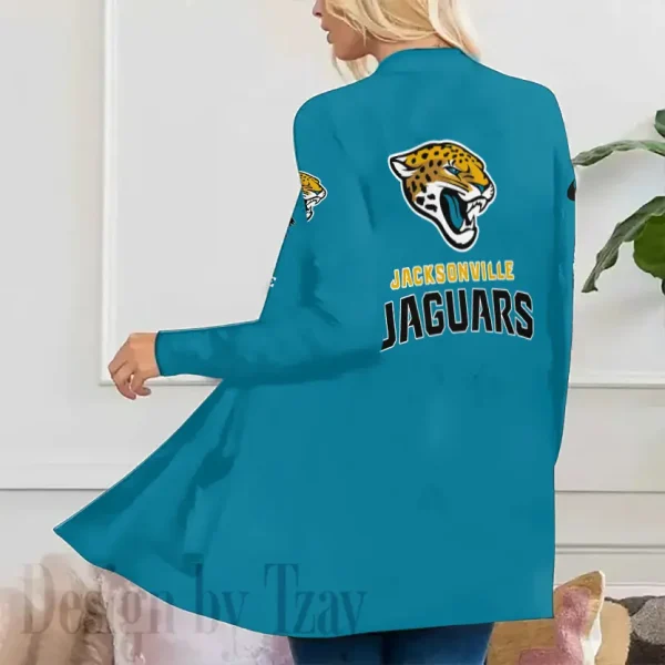 Jacksonville Jaguars Women’s Patch Pocket Cardigan SPTWPPC080 - Image 2