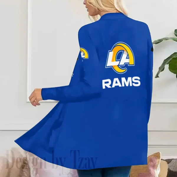Los Angeles Rams Women’s Patch Pocket Cardigan SPTWPPC084 - Image 2