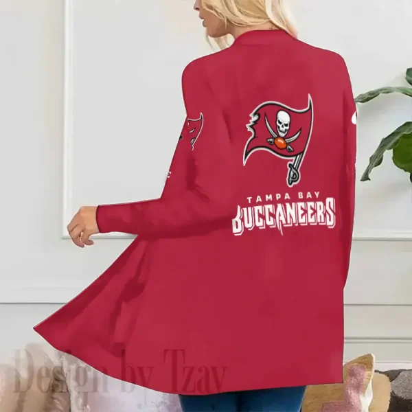 Tampa Bay Buccaneers Women’s Patch Pocket Cardigan SPTWPPC095 - Image 2