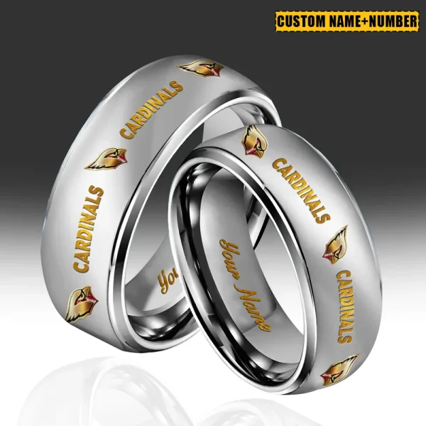Arizona Cardinals New Style Ring Personalized Name And Date Gift For Fans AZSSRINGS202