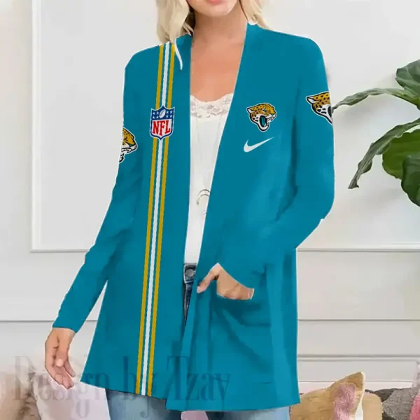 Jacksonville Jaguars Women’s Patch Pocket Cardigan SPTWPPC112