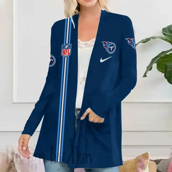 Tennessee Titans Women’s Patch Pocket Cardigan SPTWPPC128
