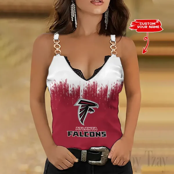 Atlanta Falcons Holiday Party Chain Strap Tank top Shirt Style 2025 SPTWCSTT686