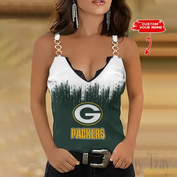 Green Bay Packers Holiday Party Chain Strap Tank top Shirt Style 2025 SPTWCSTT696