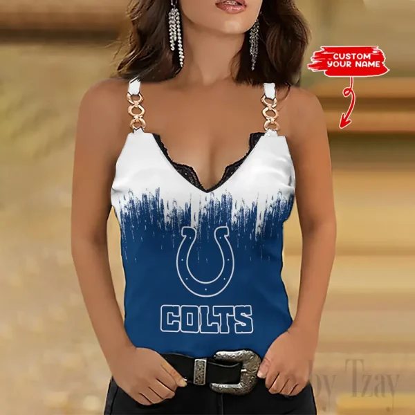 Indianapolis Colts Holiday Party Chain Strap Tank top Shirt Style 2025 SPTWCSTT698