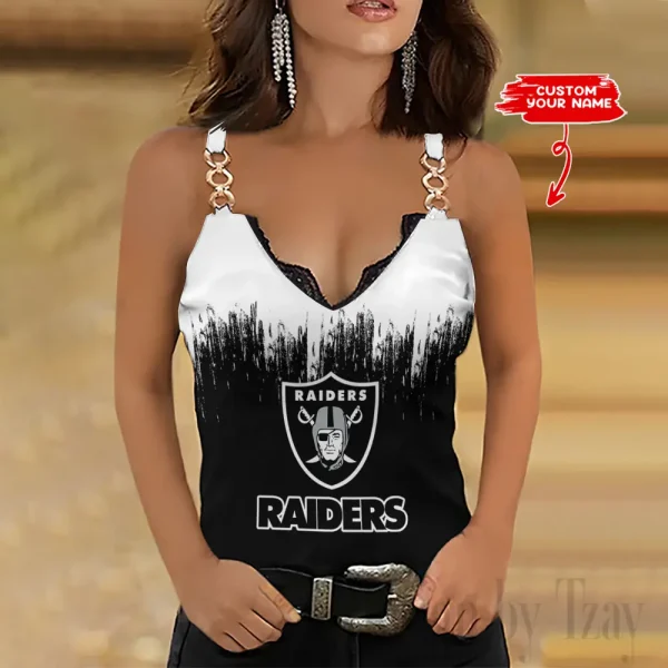 Las Vegas Raiders Holiday Party Chain Strap Tank top Shirt Style 2025 SPTWCSTT701